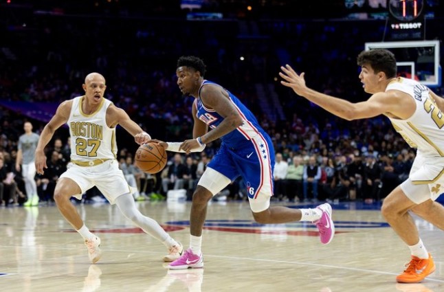 NBA直播比赛战报:爱德华兹爆发，带领七六人再胜凯尔特人